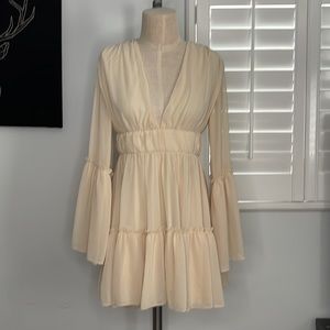 Boho Long Bell Sleeve Dress